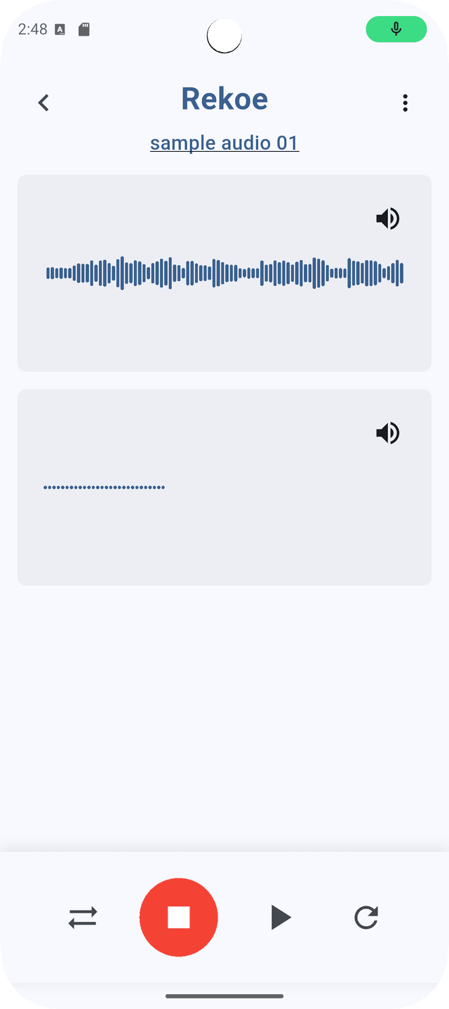 Rekoe App Screenshot